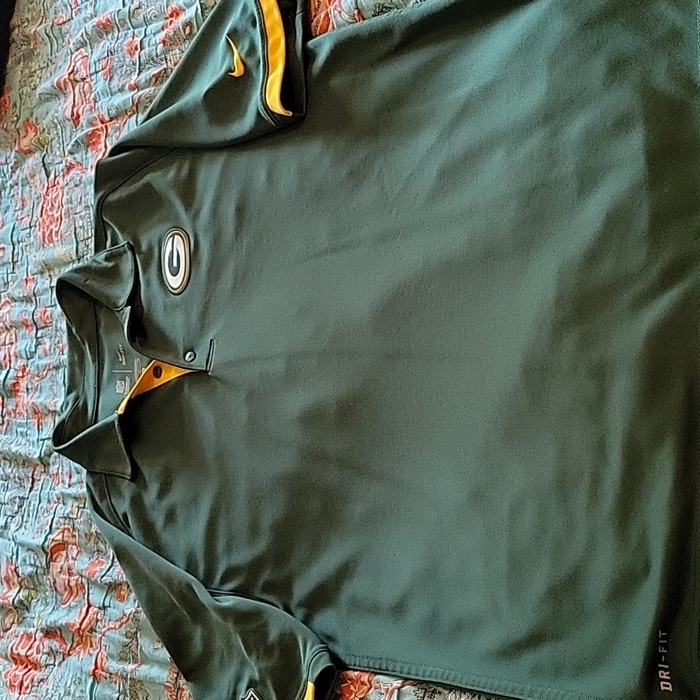 Men's Nike Dri-Fit Green Bay Packers Polo Size M